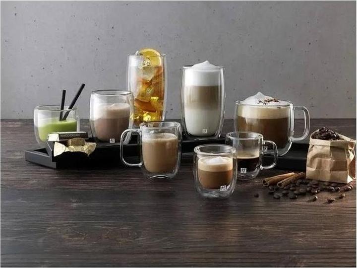Produktbild Zwilling Sorrento Plus Espressogläser doppelwandig mit Henkel 2er Set (80 ml, 2 x)
