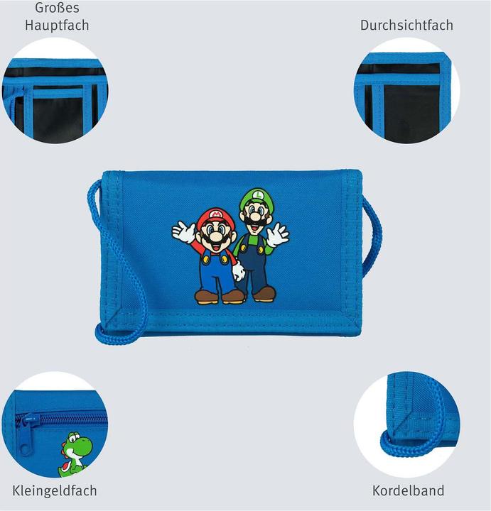 Image du produit Undercover Portemonnaie Super Mario 13 cm x 8 cm