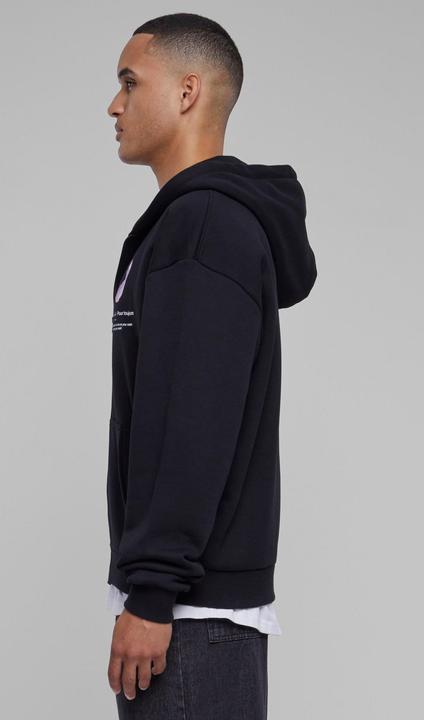 Actual product image Urban Classics Vive La Liberte Heavy Oversize Zip Hoody (L)