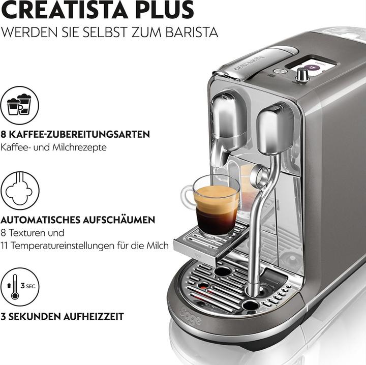 Produktbild Sage Creatista Plus (NESPRESSO Original, EU-Stecker)