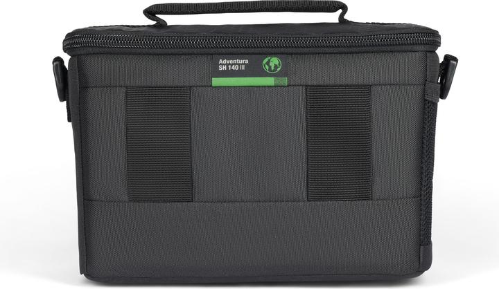Actual product image Lowepro Adventura SH 140 III Green Line (Camera shoulder bag, 3 l)