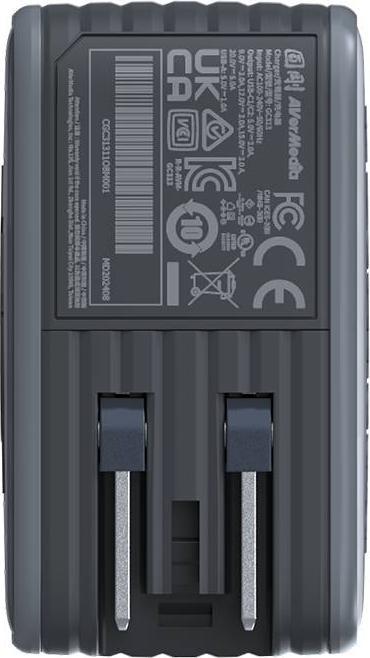 Actual product image AVerMedia Charging dock, Core GO (GC313) Black, 100W GaN, HDMI