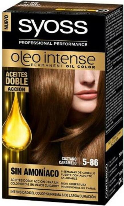 Actual product image Syoss OLIO INTENSE ink sin amoniaco #5.10-castaño claro 5 pz (5-10)