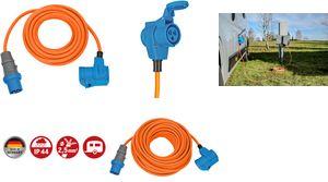 Image du produit Brennenstuhl Camping/Maritim Câble d'extension CEE 10m (10 m, CEE 16/3, CEE 7/3)