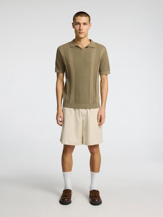 Produktbild Selected Homme Kurzarm Polohemd aus Strick (M)