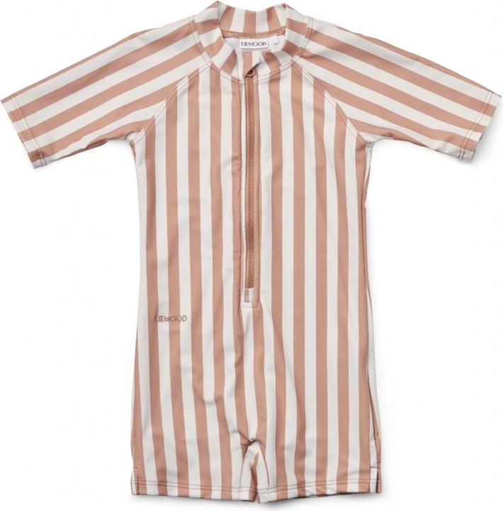Liewood Schwimmanzug Dusty Coral Stripe (80)