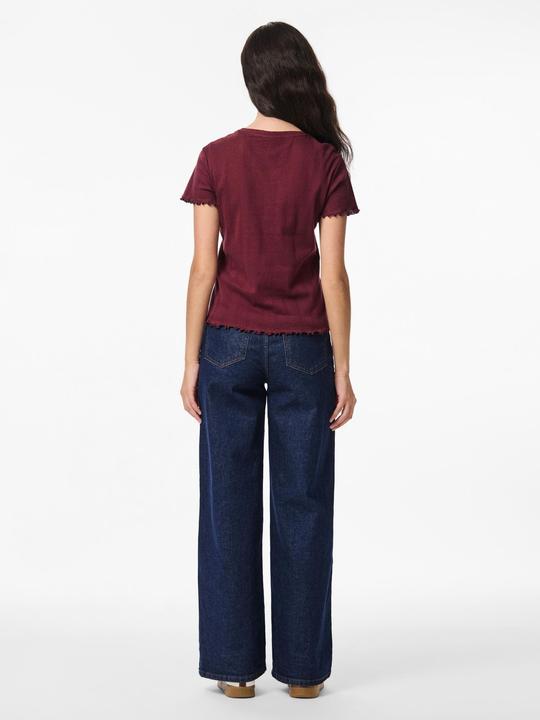 Actual product image Pieces Pcmarie Ss O-Neck Poin Top Jrs Noos Bc (M)