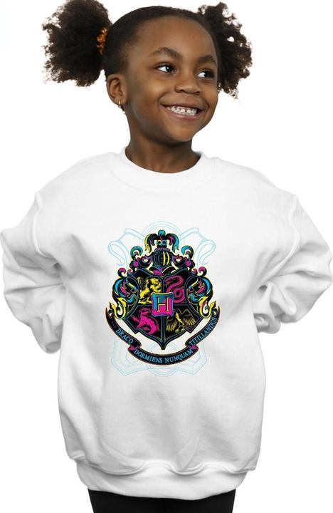 Image du produit - Sweat NEON HOGWARTS CREST - Fille (116)