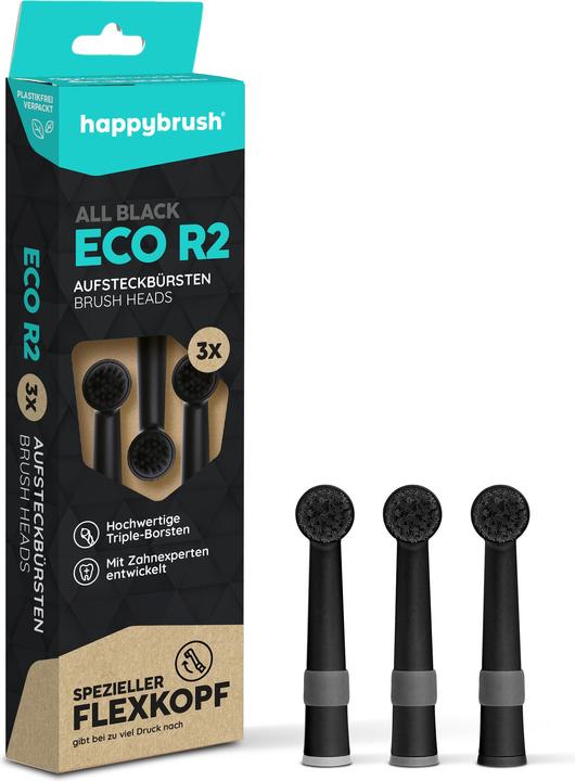 happybrush Zahnbürstenkopf R2 3 Stück (3 x)