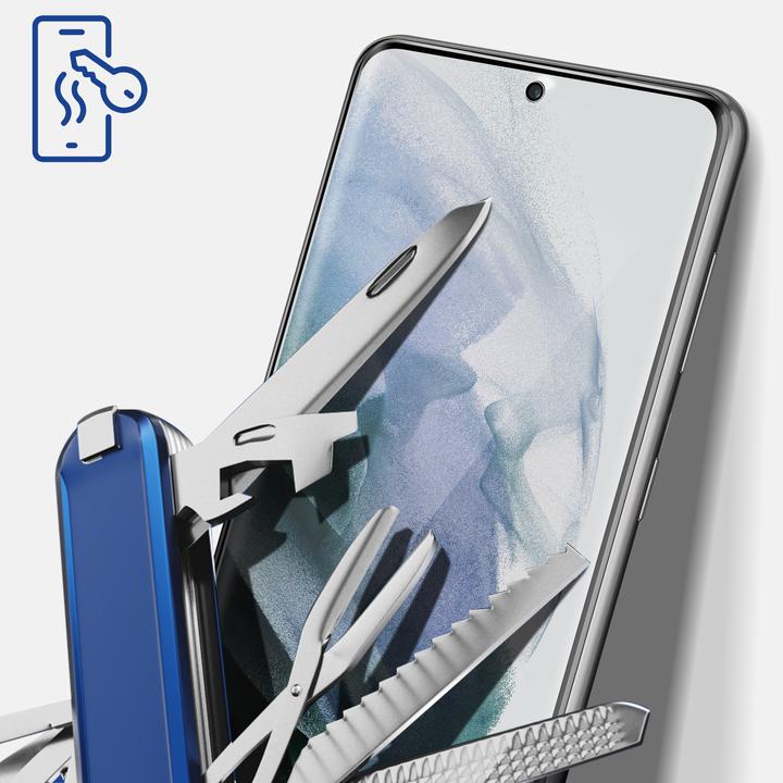 Actual product image 3MK SilverProtection+ screen protector, screen protector film (1 Piece, Samsung Galaxy S21 5G)
