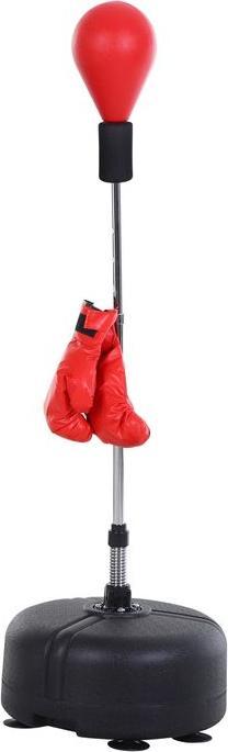 Produktbild Swisshandel24 Punchingball mit Ständer, 136-154 cm höhenverstellbar Boxsack, Standboxball Rot (24 cm)