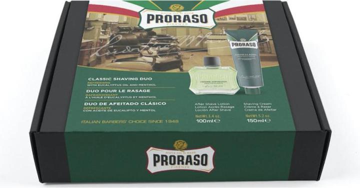 Proraso Green Classic Shaving Duo (Lotion, 100 ml)