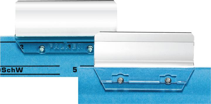 Produktbild Falken Vollsichtreiter 60 x 35 mm (B x H) PVC transparent 50 St./Pack.
