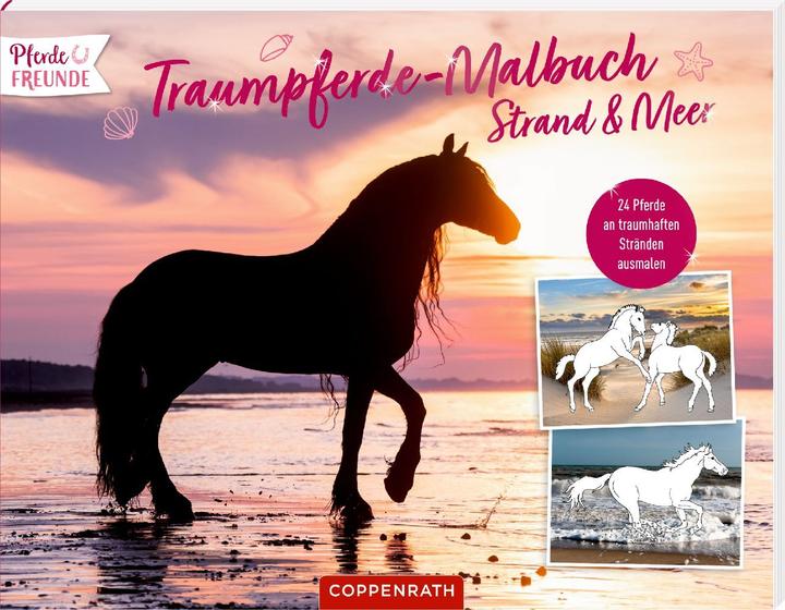 Image du produit Livre de coloriage Chevaux de rêve : Plage & mer