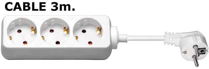 Image du produit MicroConnect Rallonge électrique (3 x, CEE 7/4, 3 m)
