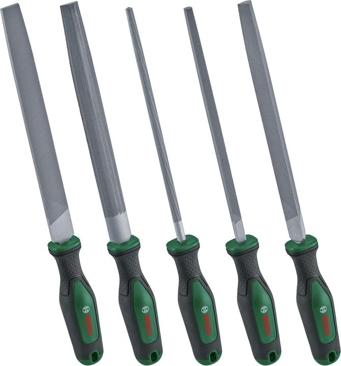 Actual product image Bosch Professional BOSCH steel file set, 1600A02ZB0, 200 mm, 5-piece (Cut 2, 200 mm)