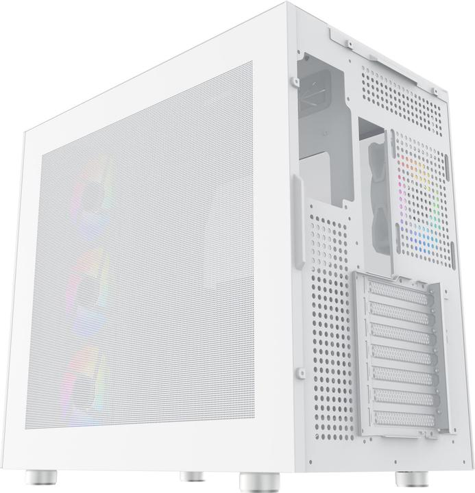 Xigmatek Boitier Moyen Tour E-ATX Aqua Ultra RGB avec panneaux vitrés (Blanc)