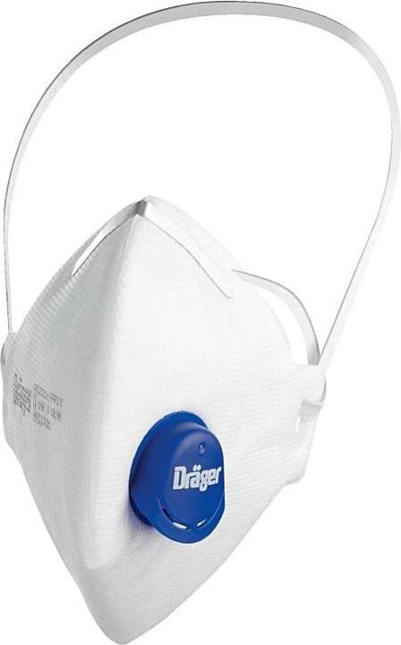 Dräger X-Plore 1730 FFP3 V NRD particle protection mask with valve (pack of 10) (FFP3, 10 x)