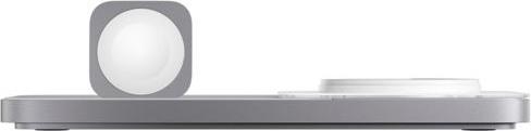 Actual product image Nomad Base One Max 3:1 with MagSafe Silver (15 W)