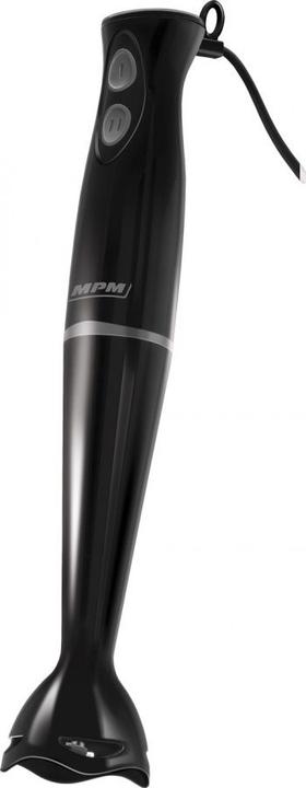 Immagine prodotto MPM Frullatore manuale MBL-27, velocità regolabile Smooth Touch, base in acciaio inox rimovibile, tazza