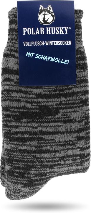 Actual product image Polar Husky Farbige Vollplüsch-Socken mit Wolle (Single pack, 39 - 42)