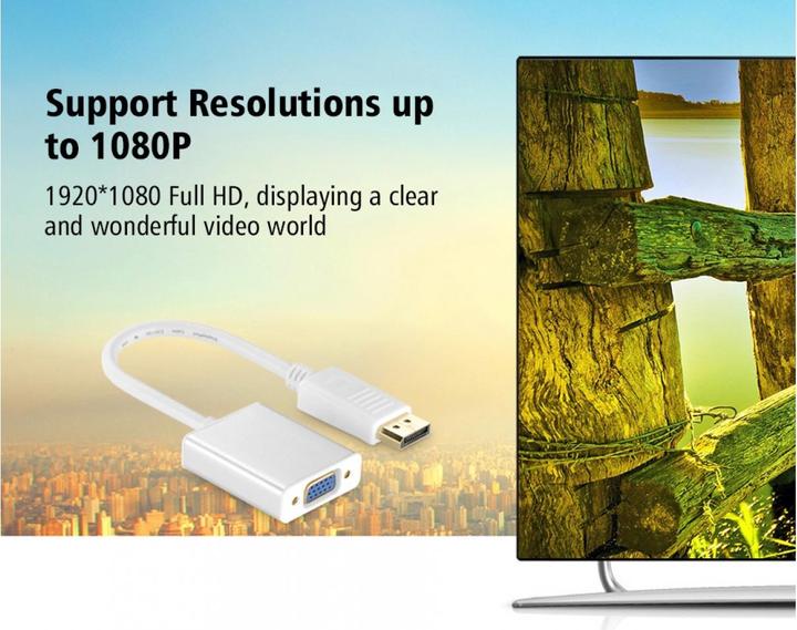 Immagine prodotto Ugreen Convertitore adattatore da Display Port a VGA (VGA)