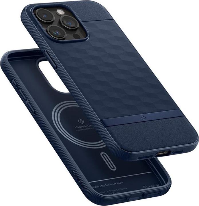 Actual product image Caseology Parallax Mag Magsafe Iphone 15 Pro Midnight Blue (Apple iPhone 15 Pro)