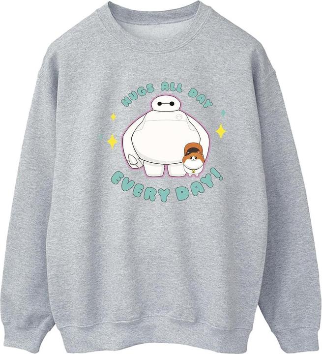 Disney Big Hero 6 Baymax Hugs Everyday Sweatshirt (L)