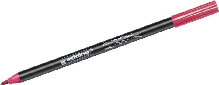 Produktbild Edding Porzellanmalstift Brushpen (Karminrot, 4 mm, 1 x)