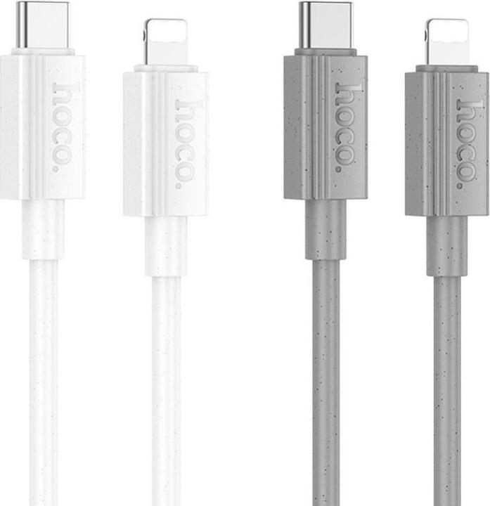Produktbild Hoco Cable cable Type C to Lightning PD 27W X107 1 m gray (1 m, USB 3.0)