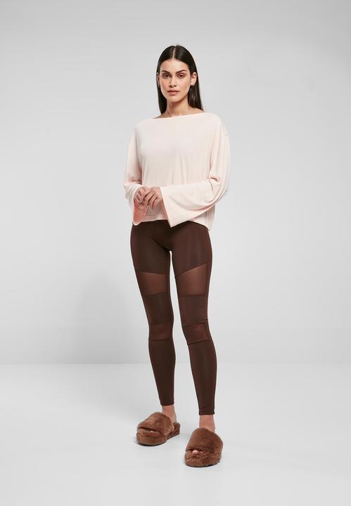Actual product image Urban Classics Ladies Short Modal Bateau Neckline Longsleeve (XS)