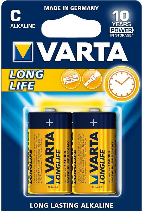 Varta Longlife (2 pcs, C, 7600 mAh)