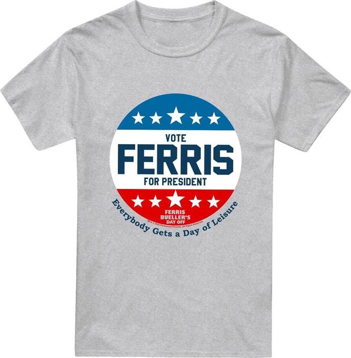 Immagine prodotto Ferris Bueller´s Day Off Ferris Bueller's Day Off Vote Ferris For President Maglietta Uomo (XXL)
