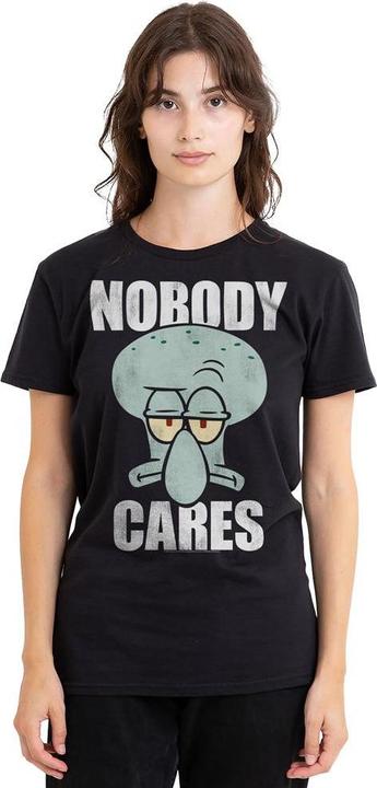 Image du produit Spongebob Squarepants - T-shirt NOBODY CARES MEME - Adulte (XL)