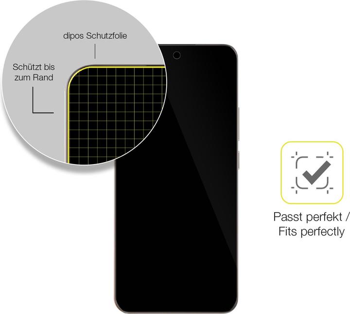 Produktbild Dipos 3D Full Cover Schutzfolie (1 Stück, Oppo Reno12)