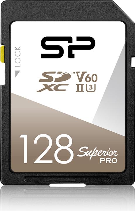 Produktbild Silicon Power memory card SDXC Superior Pro UHS-II (128 GB, SDXC, U3, UHS-II)