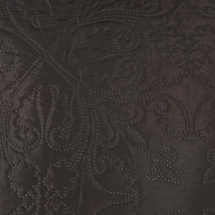 Actual product image Beliani Bedspread set with cushions embossed pattern 3-piece brown 140 x 210 cm RAYEN (140 x 210 cm)