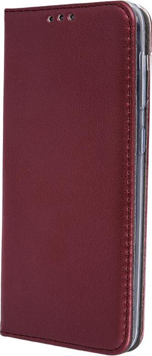Actual product image OEM Smart Magnetic case for Xiaomi Redmi Note 13 Pro 5G (global) burgundy (Xiaomi Redmi Note 13 Pro 5G)