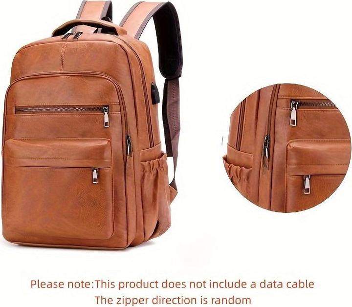 Immagine prodotto Only-Bags.Store Zaino a spalla, zaino per studenti in pelle PU, zaino da viaggio, impermeabile multifunzionale