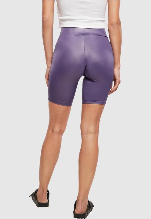 Actual product image Urban Classics Ladies Imitation Leather Cycle Shorts (M)