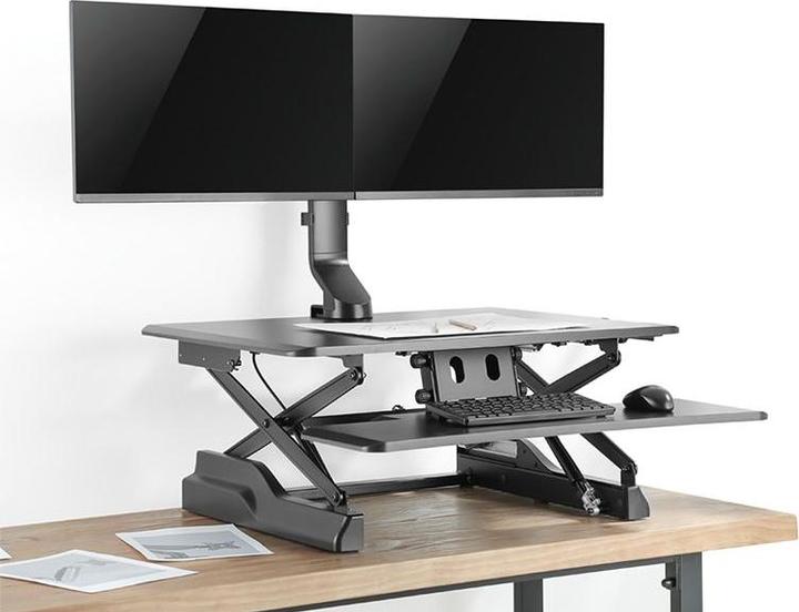 Immagine prodotto LogiLink Staffa per monitor a 2 pieghe, 1727", alluminio, schermi curvi (27")