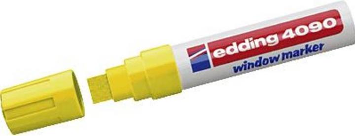 Actual product image Edding 4090 Chalk Marker (Yellow, 4 mm, 5 x)