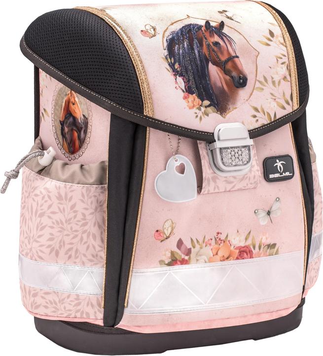 Produktbild Belmil CLASSY Schulrucksack-Set Horse Chestnut (19 l)