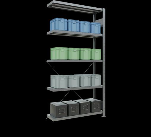 Image du produit Schulte Lagertechnik Système d'assemblage MULTIplus250 avec croisillon