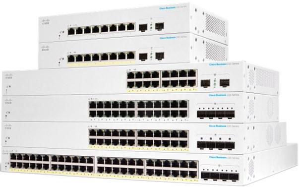 Image du produit Cisco Switch CBS220-24T-4X 28 Port (28 Ports)