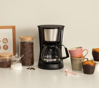 Produktbild Tristar Kaffeemaschine Schwarz Fassungsvermögen Tassen=6 Glaskanne, Warmhaltef