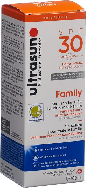 Image du produit Ultrasun Family (Lait solaire, SPF 30, 100 ml, 169 g)