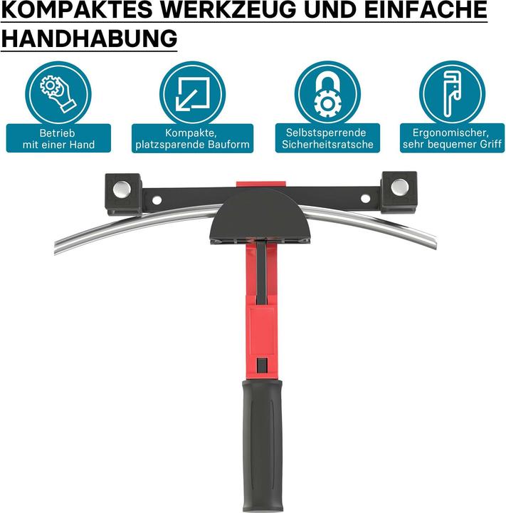 Produktbild Wiltec Hand Rohrbiegemaschine (32 mm)