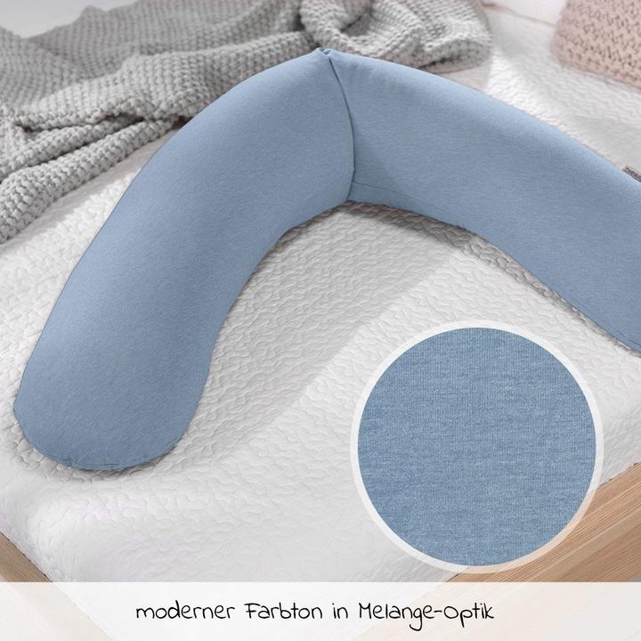 Actual product image Theraline Nursing Pillow "The Original" with Spelt Filling incl. Cover 190 cm (190 cm)