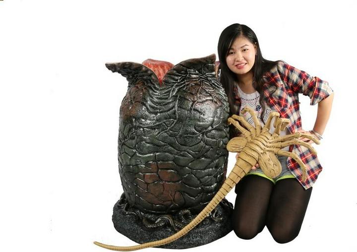 Image du produit Neca Aliens réplique 1/1 mousse Xenomorph Egg & Latex Facehugger 91 cm